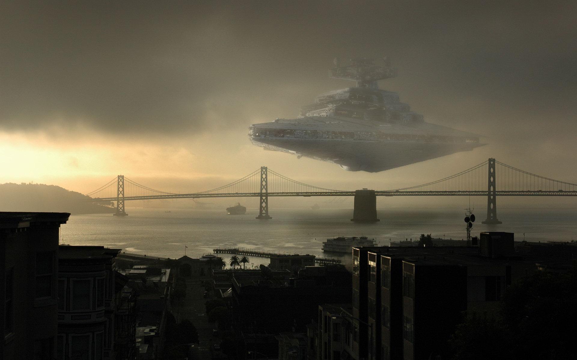 1920x1200 Alien Spaceship wallpaper