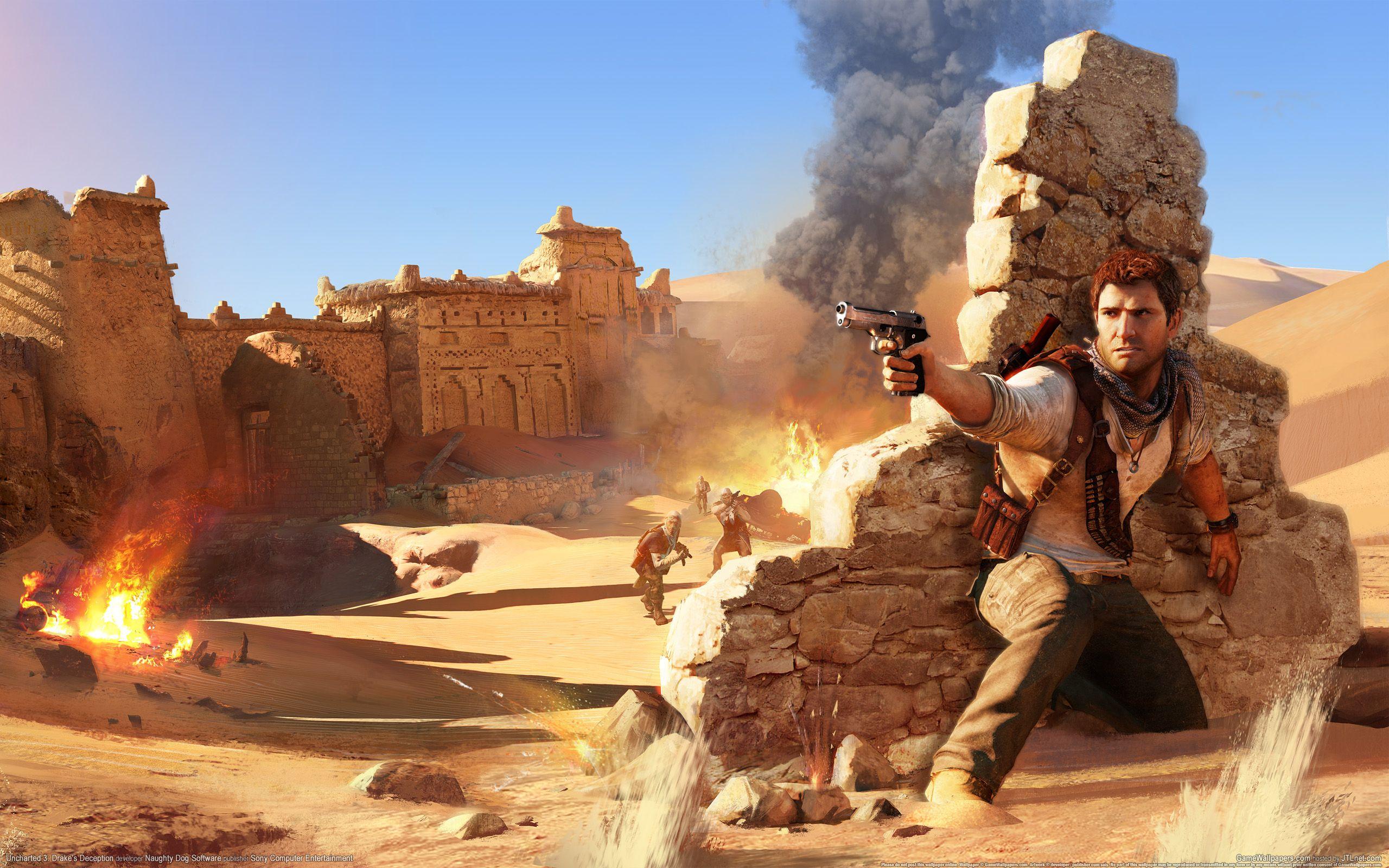 2560x1600 Download Nathan Drake Wallpaper 2560x1600