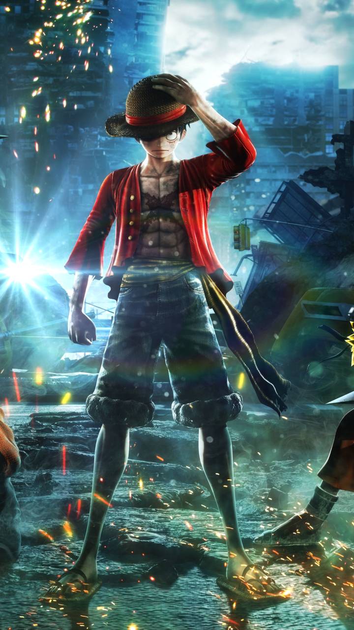 720x1280 Luffy Phone Background