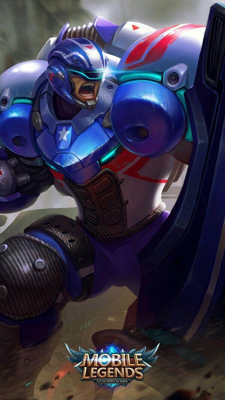 750x1334 Johnson Mobile Legend Wallpaper