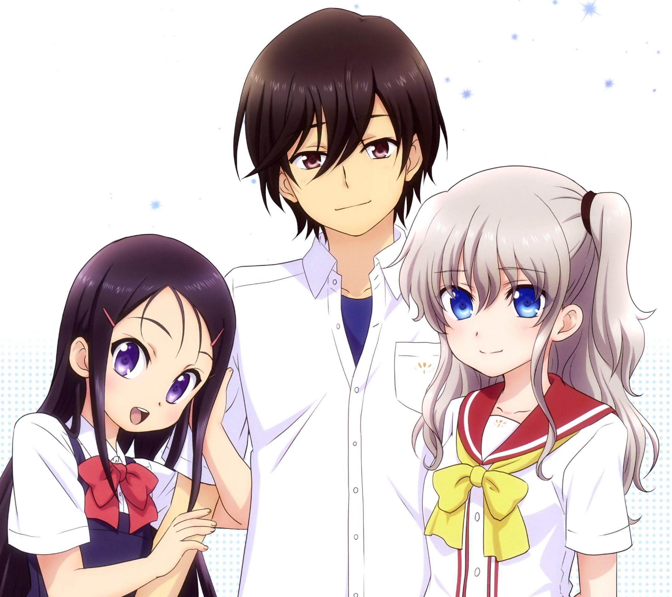 2160x1920 Charlotte Yuu Otosaka Nao Tomori Ayumi Otosaka.Android wallpaper 2160×1920