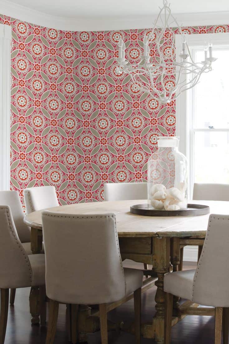 735x1102 breathtaking dining room wallpaper