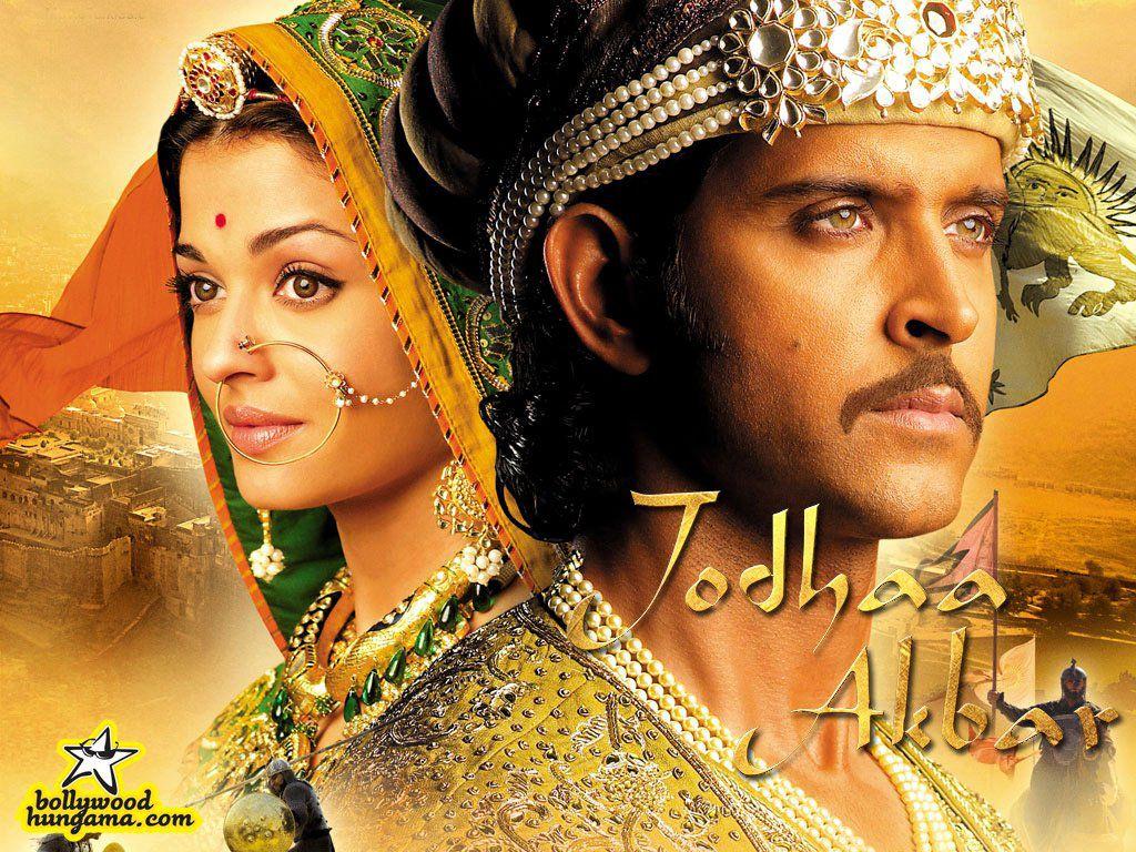 1024x768 Jodhaa Akbar 2008 Wallpaper. Aishwarya Raihrithik Roshan