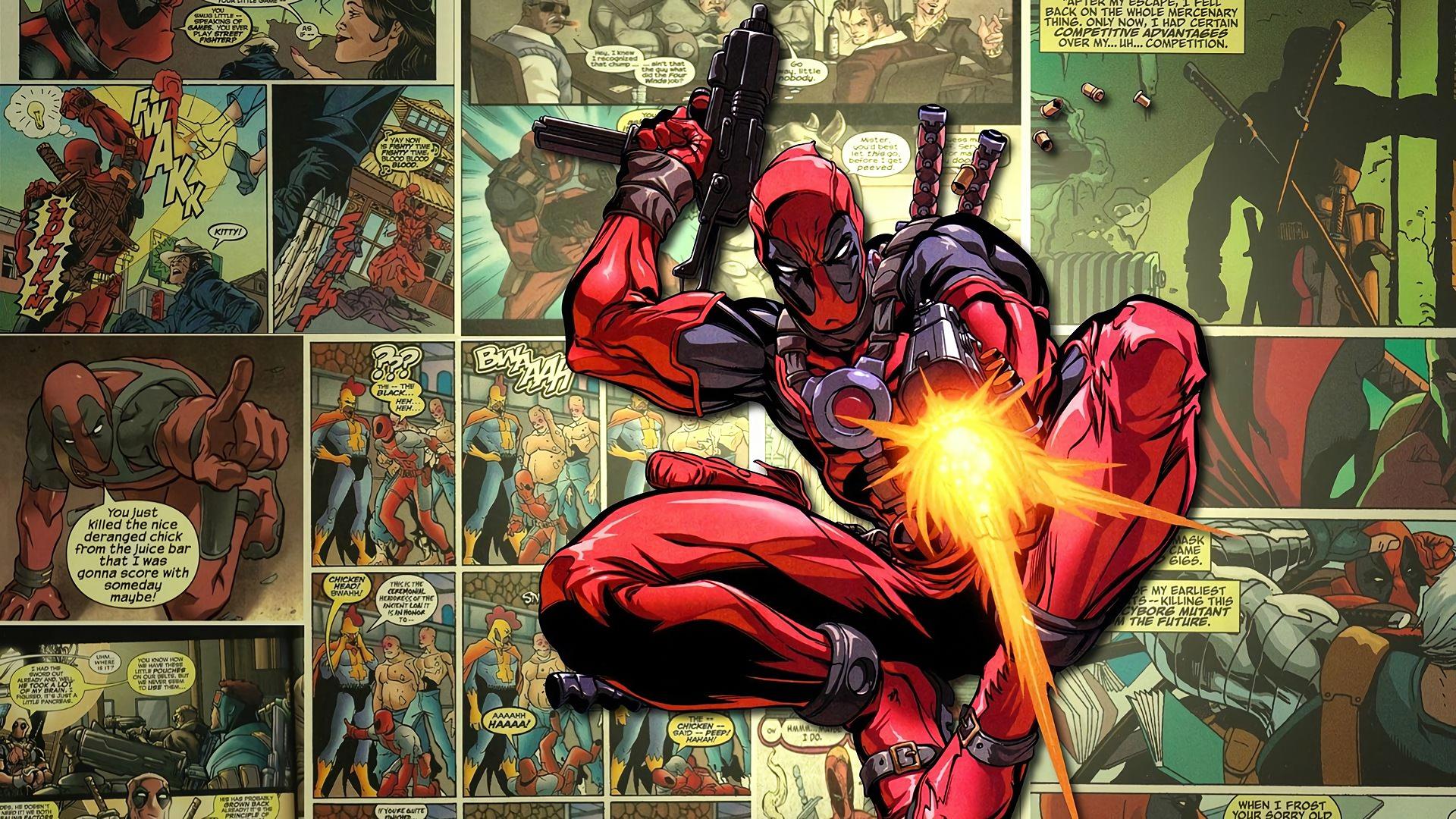 1920x1080 Deadpool Marvel Comics Wallpaper