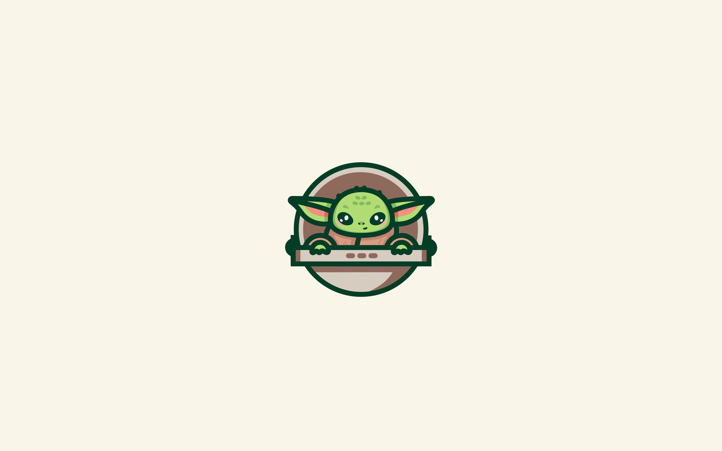 2880x1800 Baby Yoda Minimal Art 4k Macbook Pro Retina HD 4k Wallpaper, Image, Background, Photo and Picture