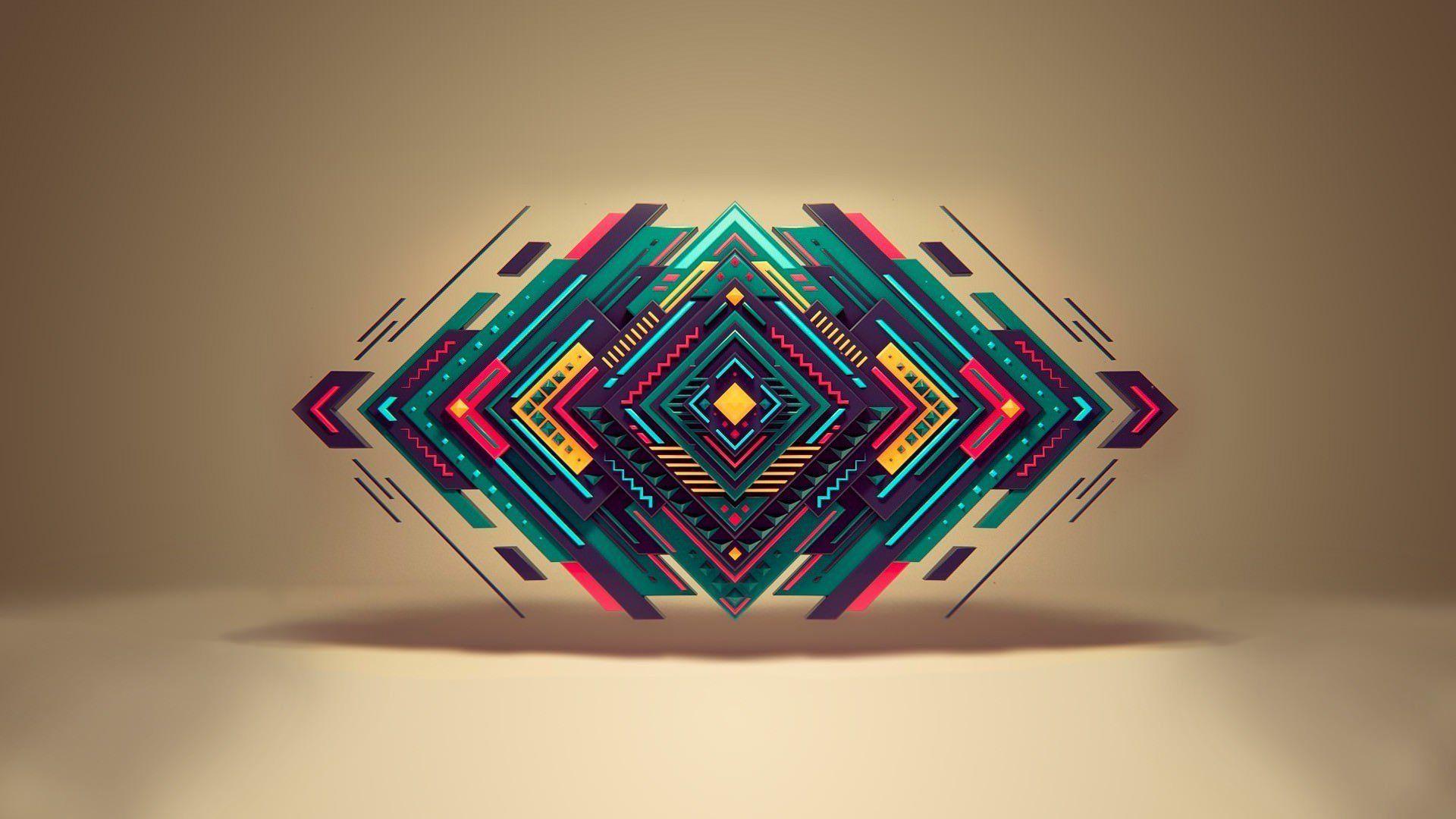 1920x1080 Abstract Geometric Wallpaper For Tech