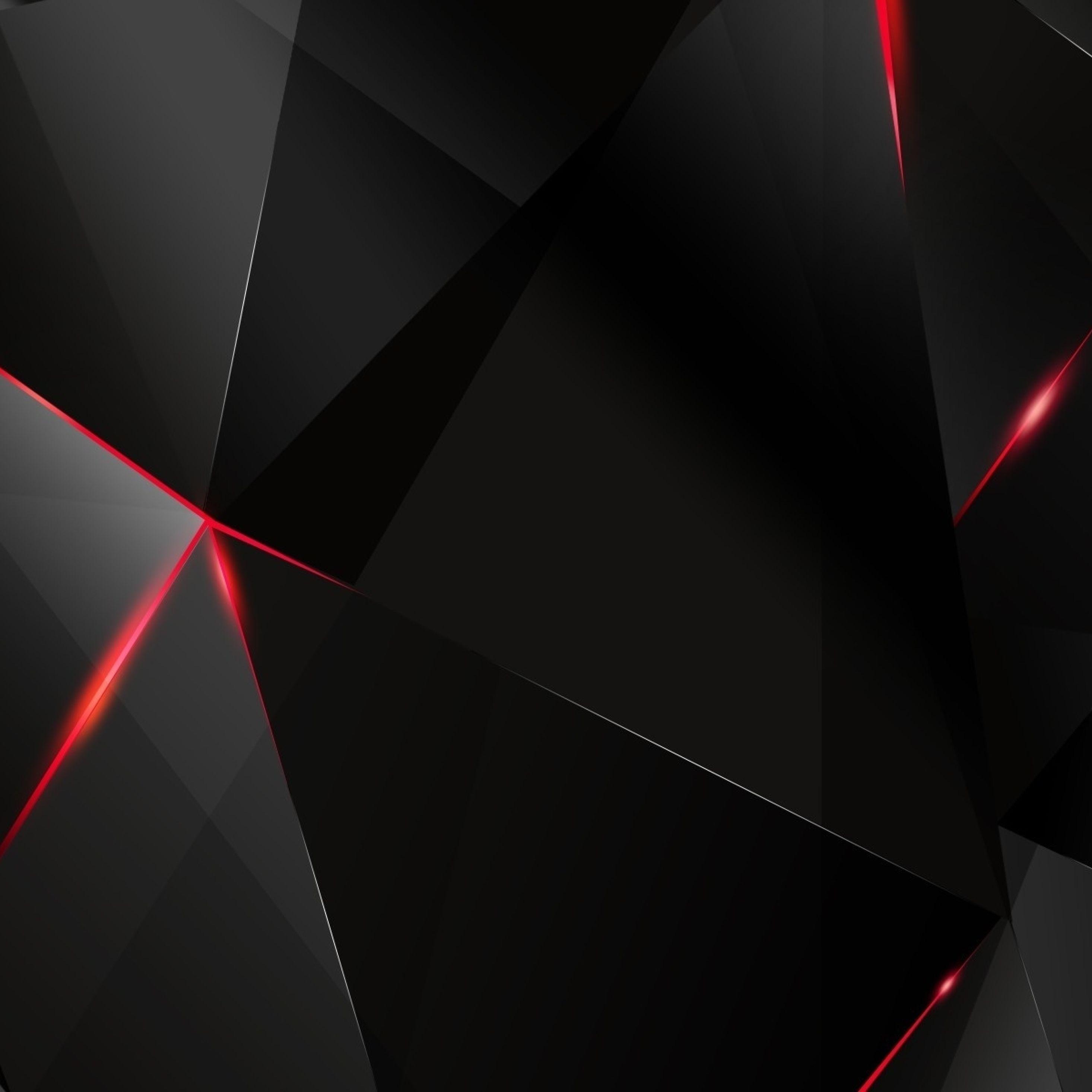 2932x2932 Abstract Black Geometry Shape iPad Pro Retina Display Wallpaper, HD Abstract 4K Wallpaper, Image, Photo and Background