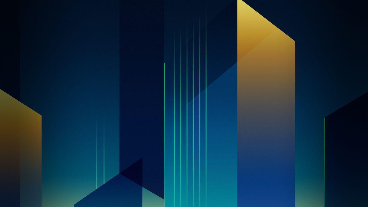 1280x720 Shapes Wallpaper