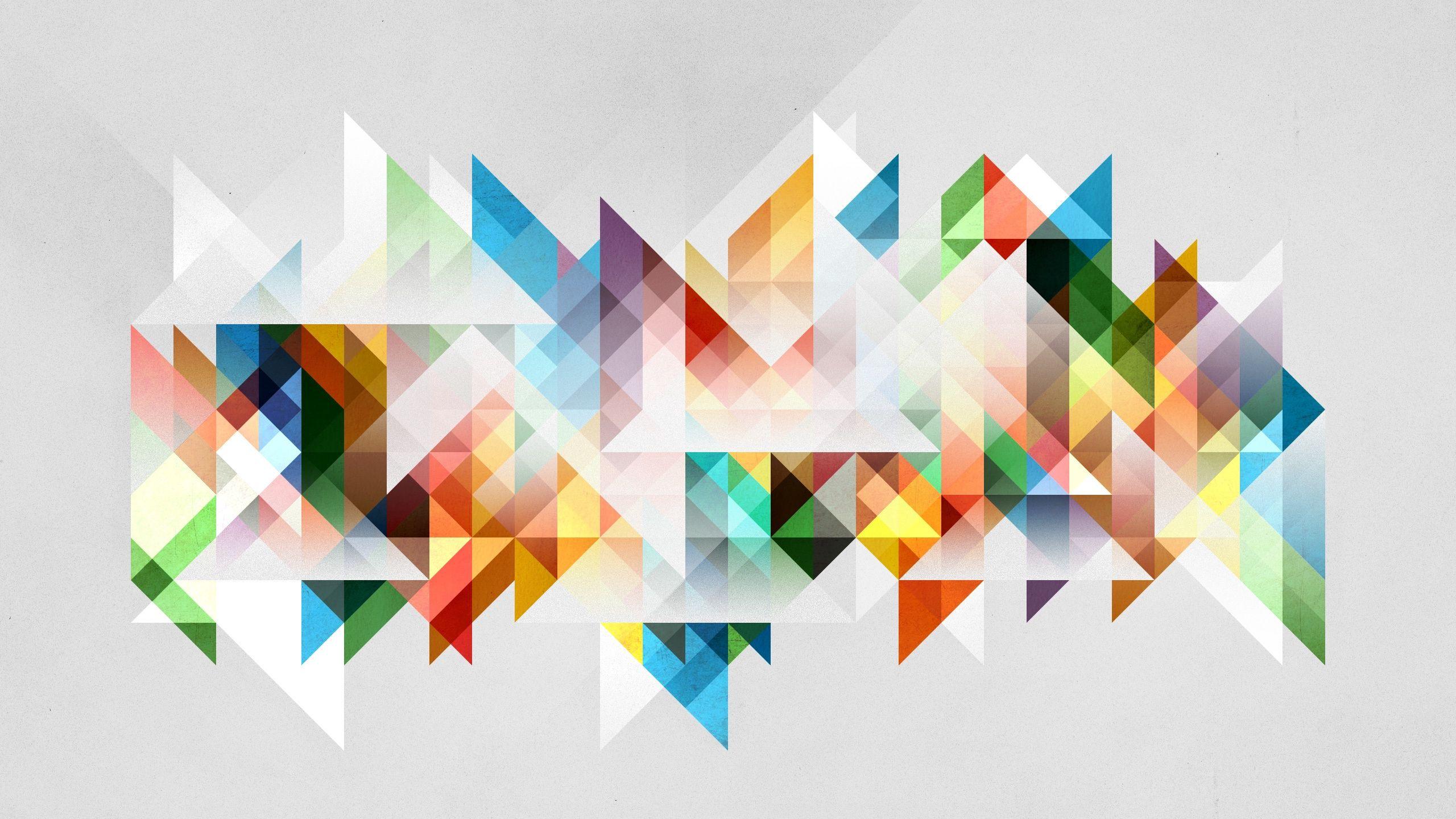 2560x1440 Colorful Shapes Wallpaper