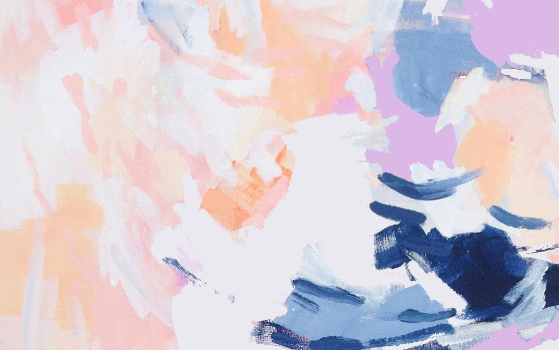 1856x1161 Anime Aesthetic Painting Wallpaper