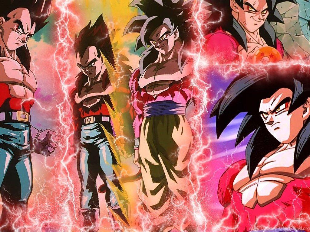 1024x768 SS4 Vegeta And Goku Wallpaper By MarvelousMark Desktop Background