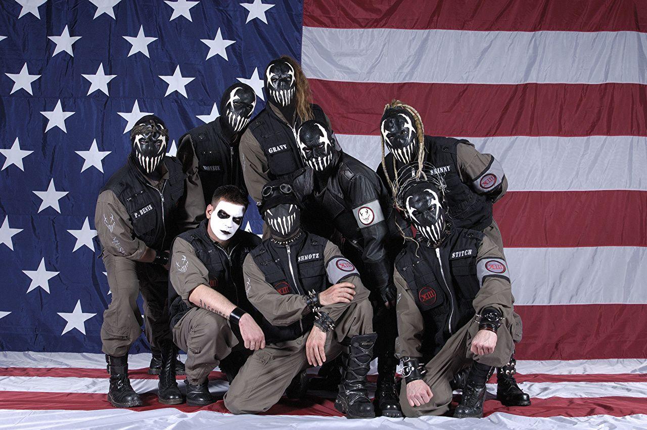 1280x851 Photo Mushroomhead Music Flag Masks