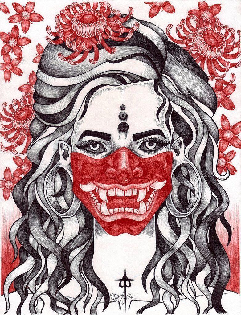 782x1022 Hannya Wallpaper