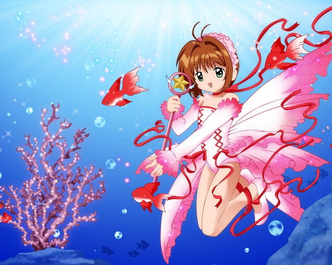 1280x1024 Anime Sakura Wallpaper