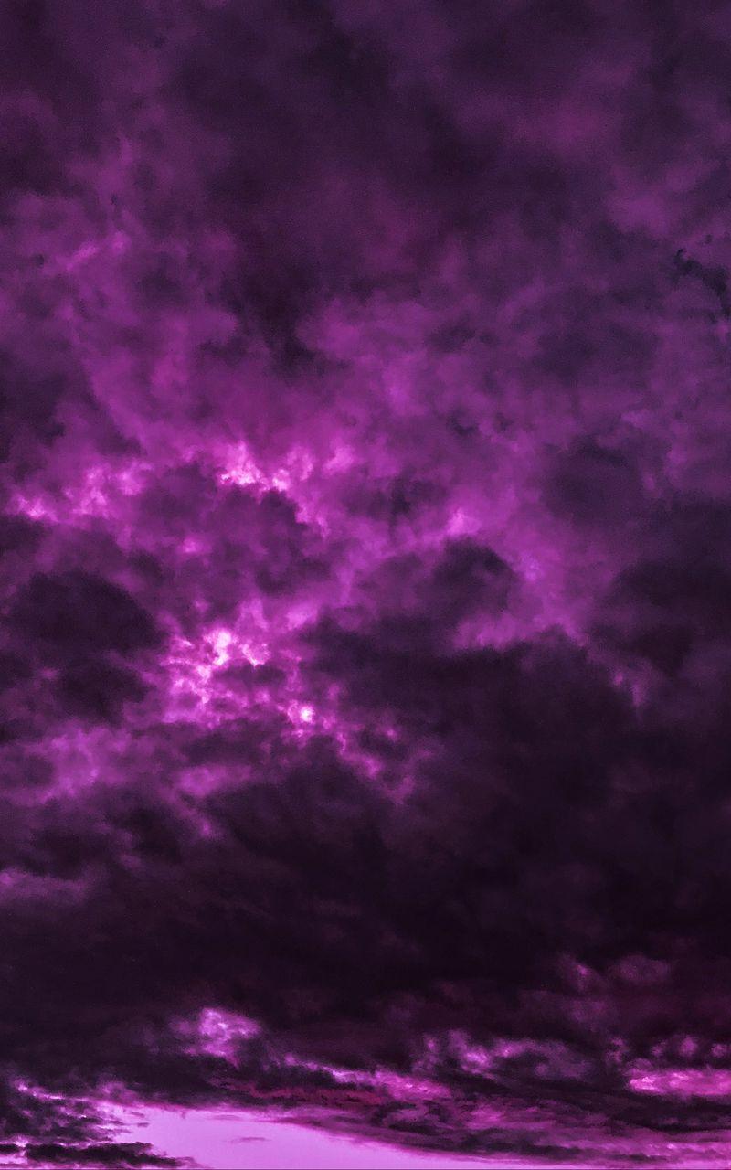 800x1280 Download Wallpaper 800x1280 Clouds, Sky, Purple, Thick, Dark Samsung Galaxy Note Gt N Meizu Mx2 HD Background