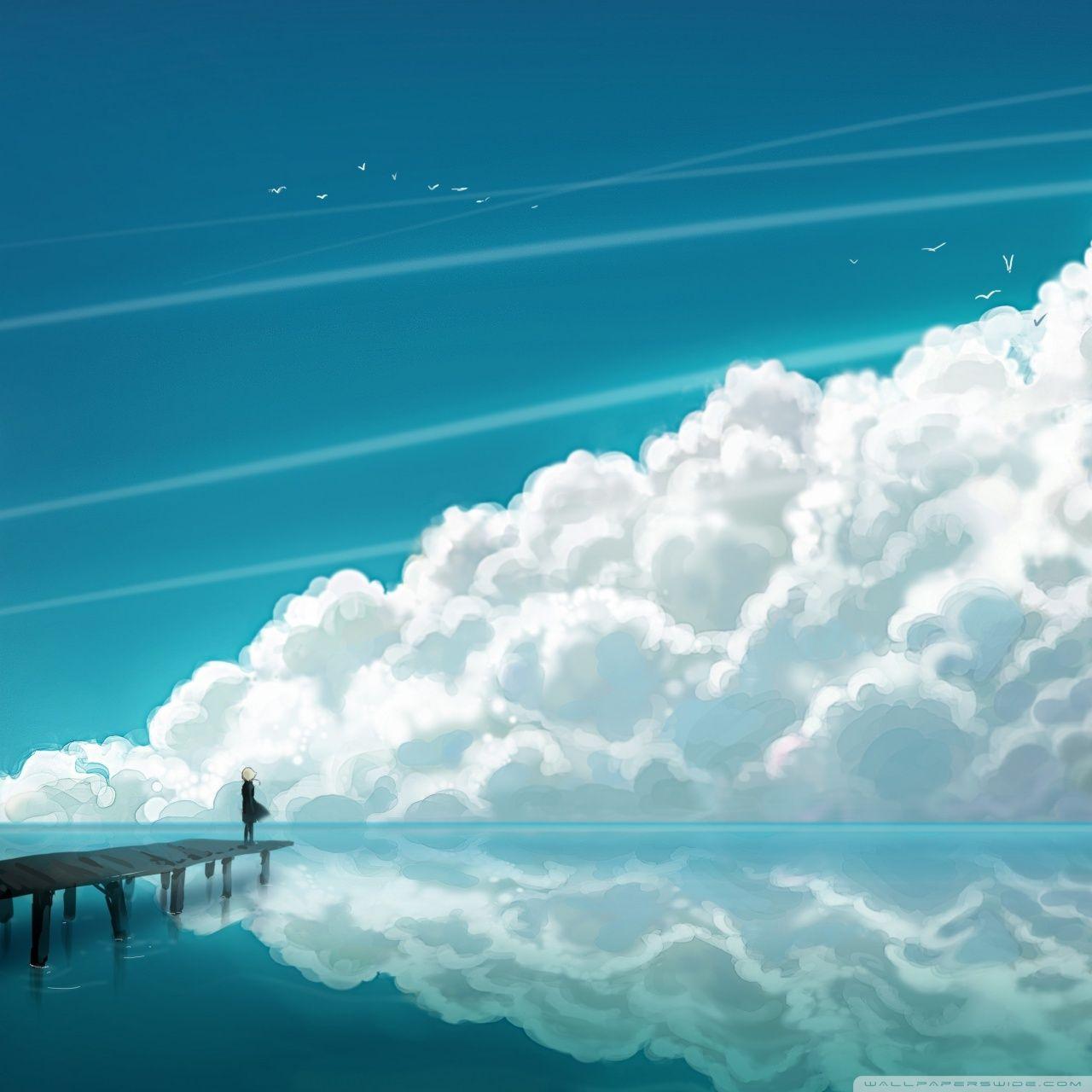1280x1280 Sky Clouds Ultra HD Desktop Background Wallpaper for 4K UHD TV : Multi Display, Dual Monitor : Tablet