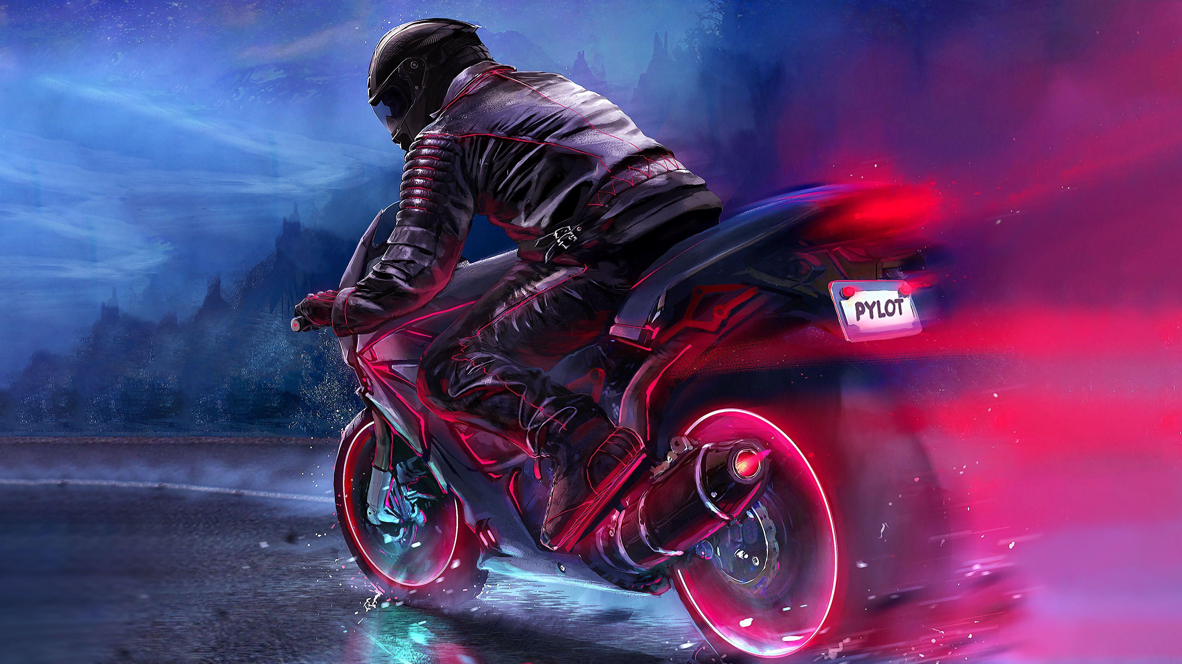 3972x2234 Bike Riding Wallpaper