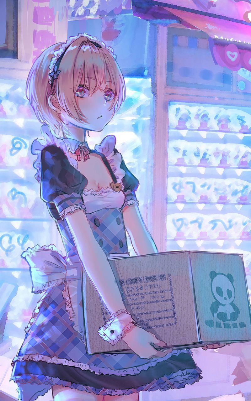 800x1280 Anime Girl Maid 4k Nexus Samsung Galaxy Tab Note Android Tablets HD 4k Wallpaper, Image, Background, Photo and Picture