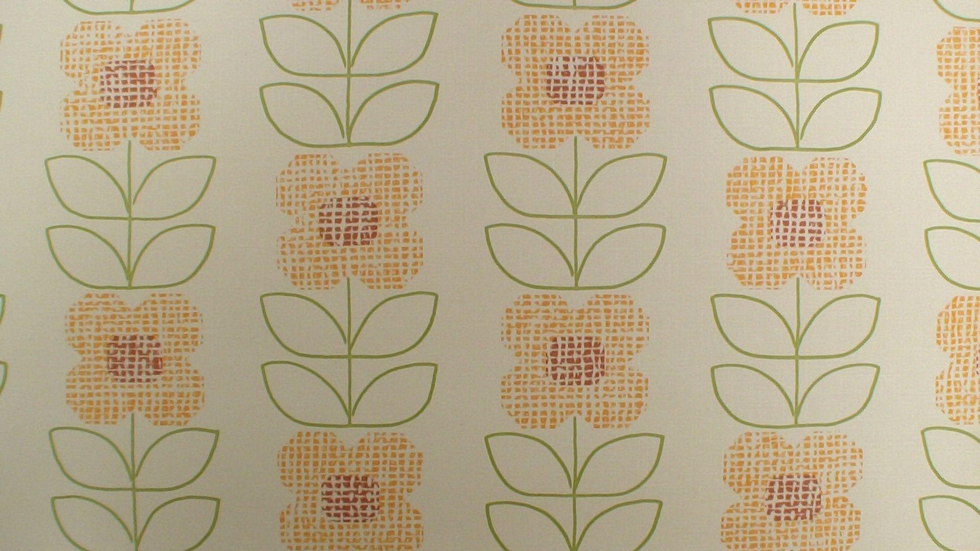 1920x1080 Vintage Wallpaper by the Metre 70s Wallpaper Geometric