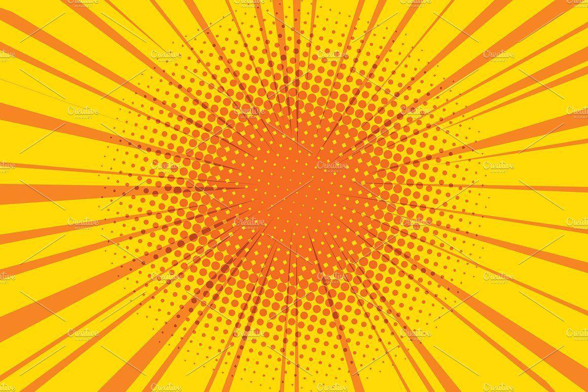 1160x773 sun comic book retro pop art. Retro pop, Pop art design, Custom pop art