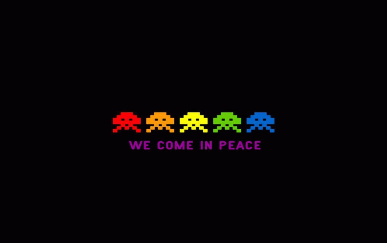 1280x804 Retro: Space Invaders wallpaper. Retro: Space Invaders