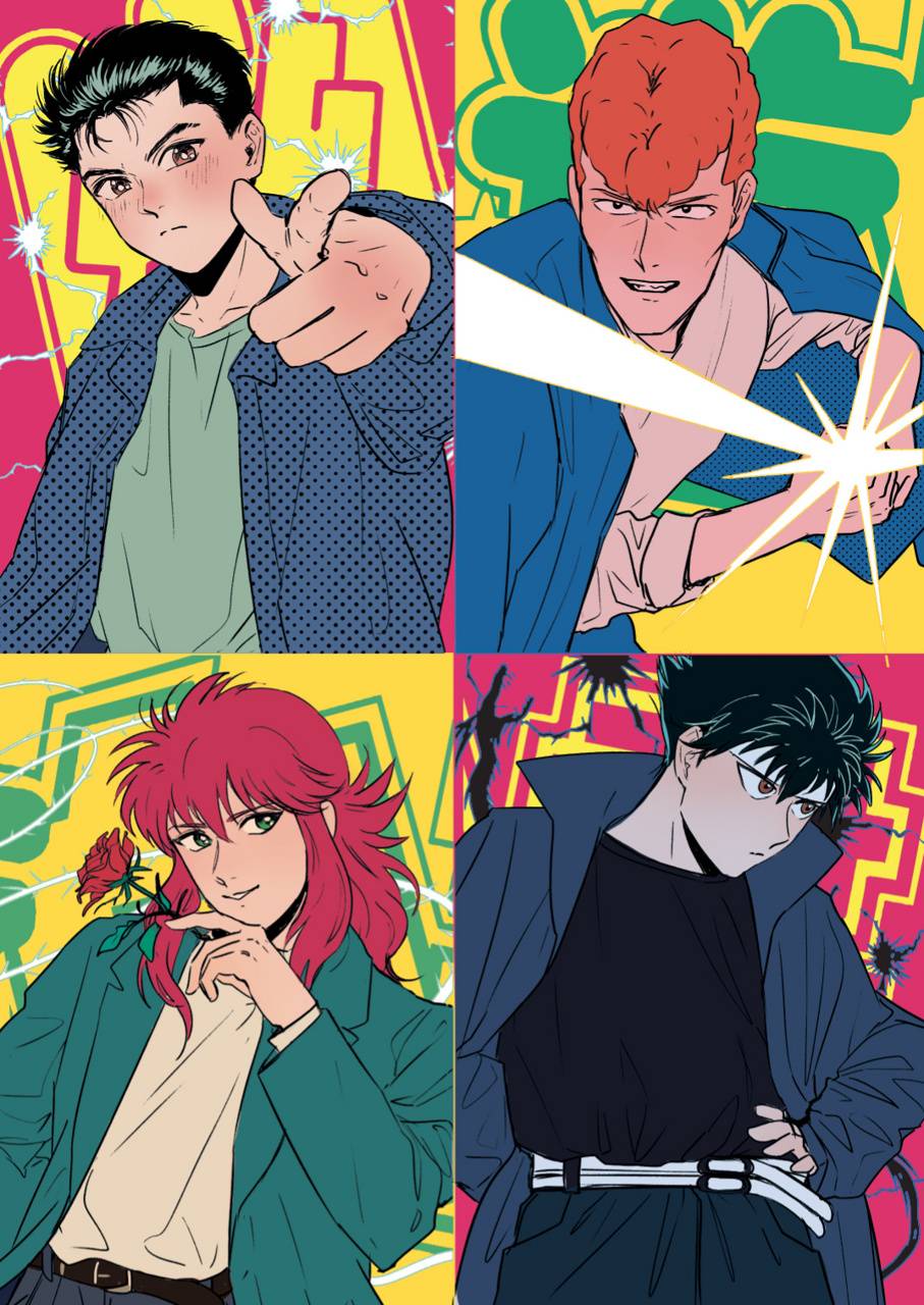 907x1280 Yu Yu Hakusho wallpaper