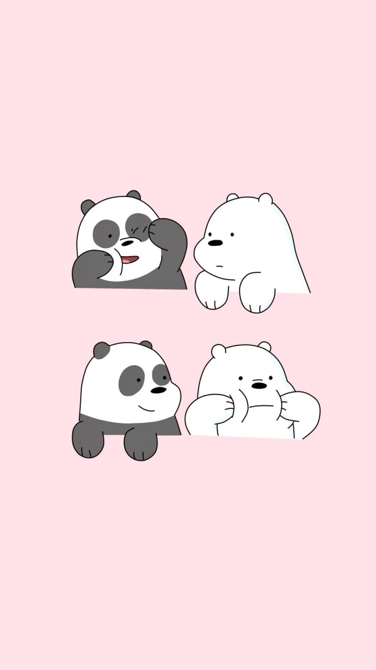 Pink Kawaii Panda Wallpapers Top Free Pink Kawaii Panda Backgrounds Wallpaperaccess