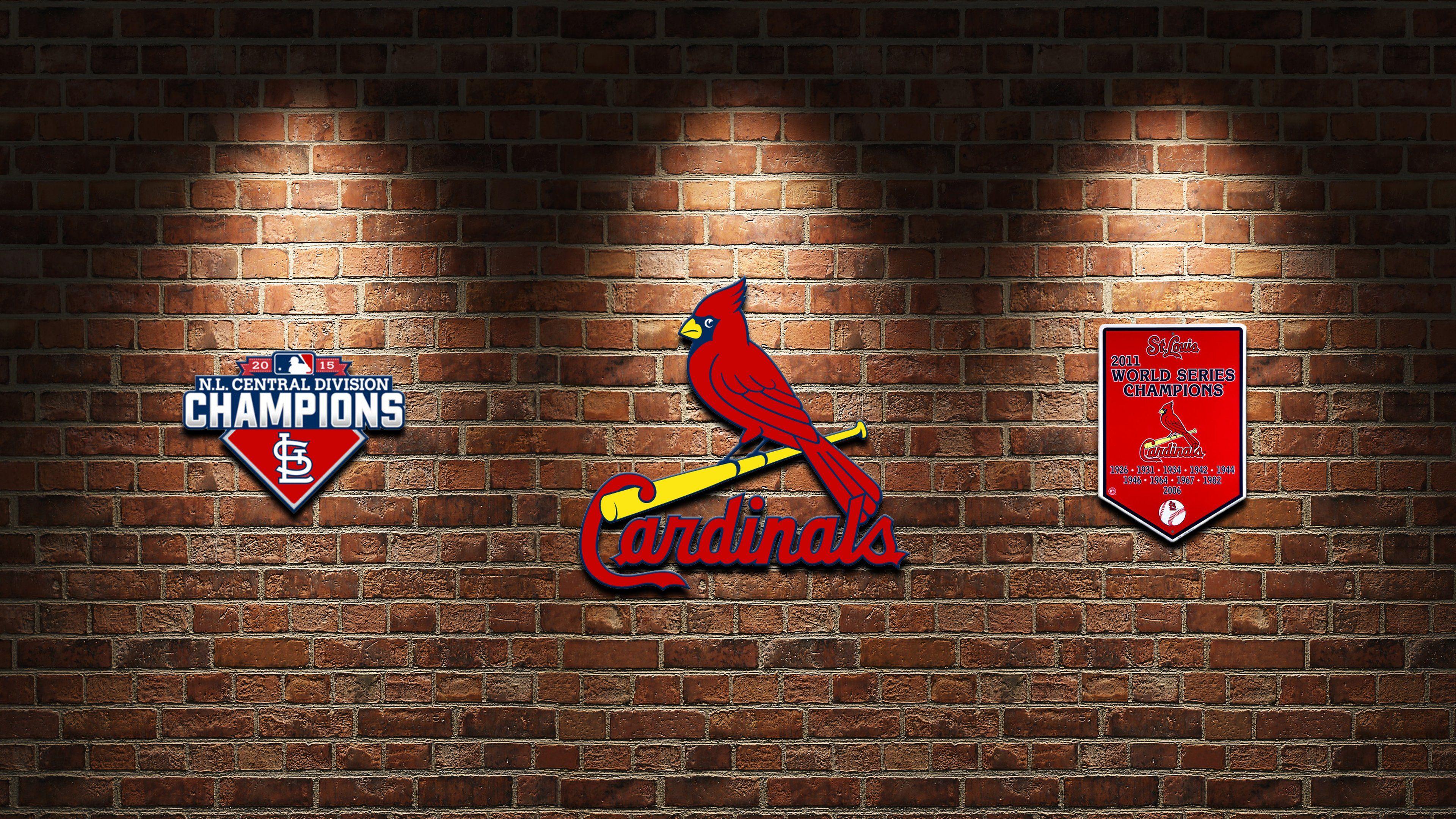 3840x2160 Cardinals 2016 MLB Brick St Louis wallpaperx2160