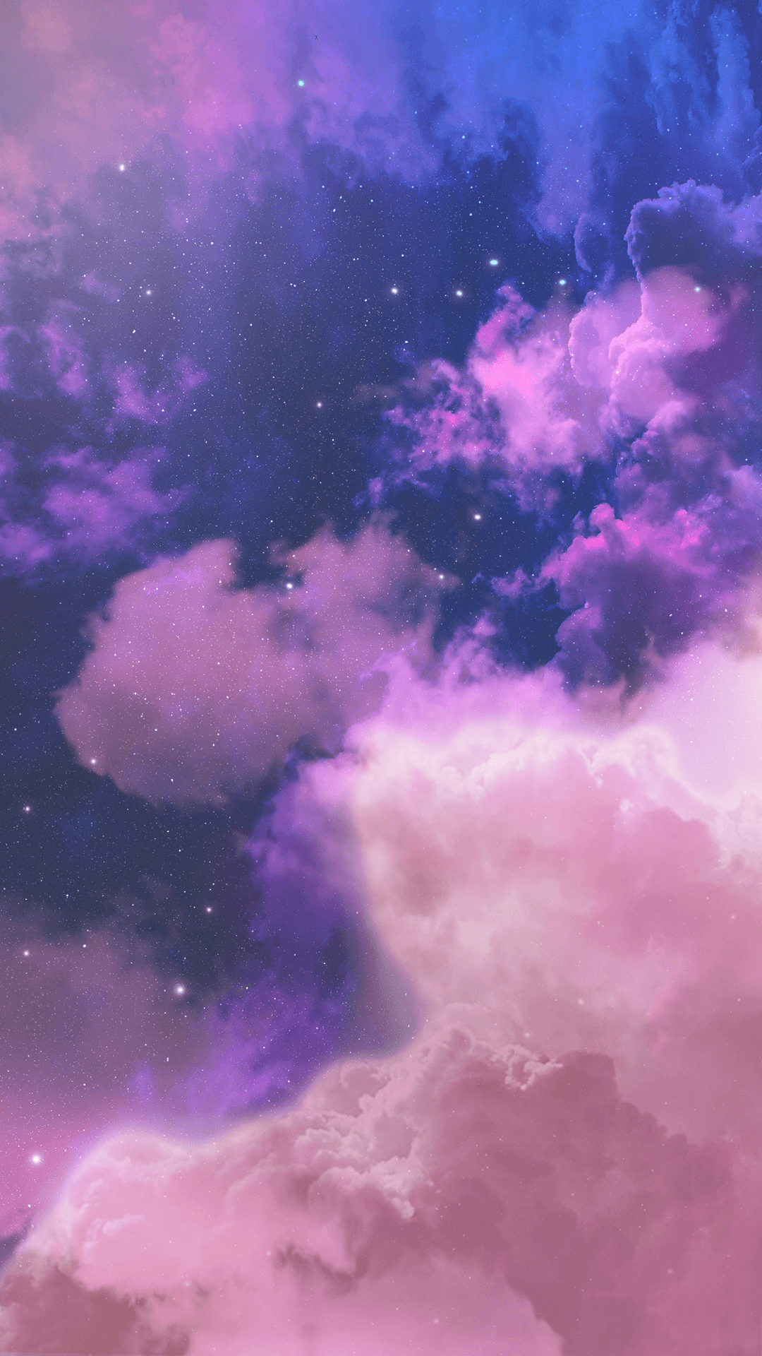 Purple And Pink Clouds Background