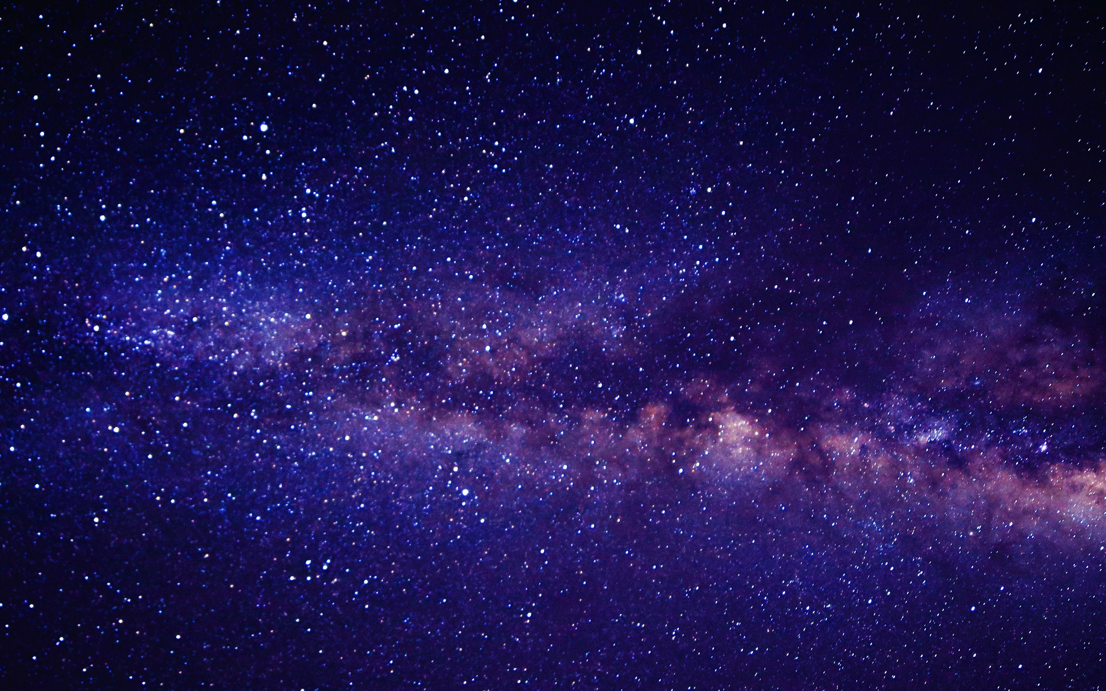 3840x2400 Space Star Blue Night Hình nền thiên nhiên