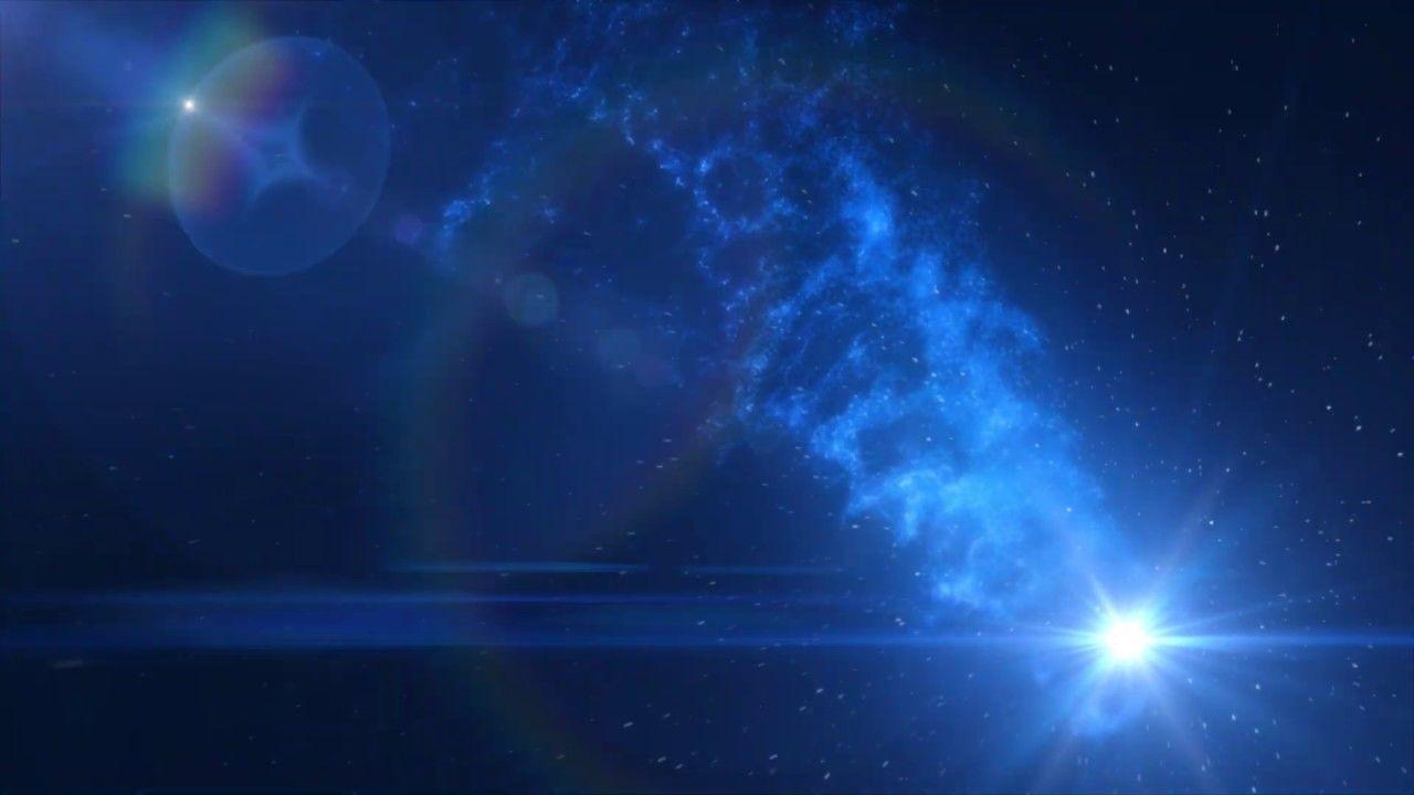 1280x720 4K ✦ Bụi tinh vân không gian xanh ✦ Nền chuyển động của các vì sao ✦ #AAvfx #Galaxy - YouTube