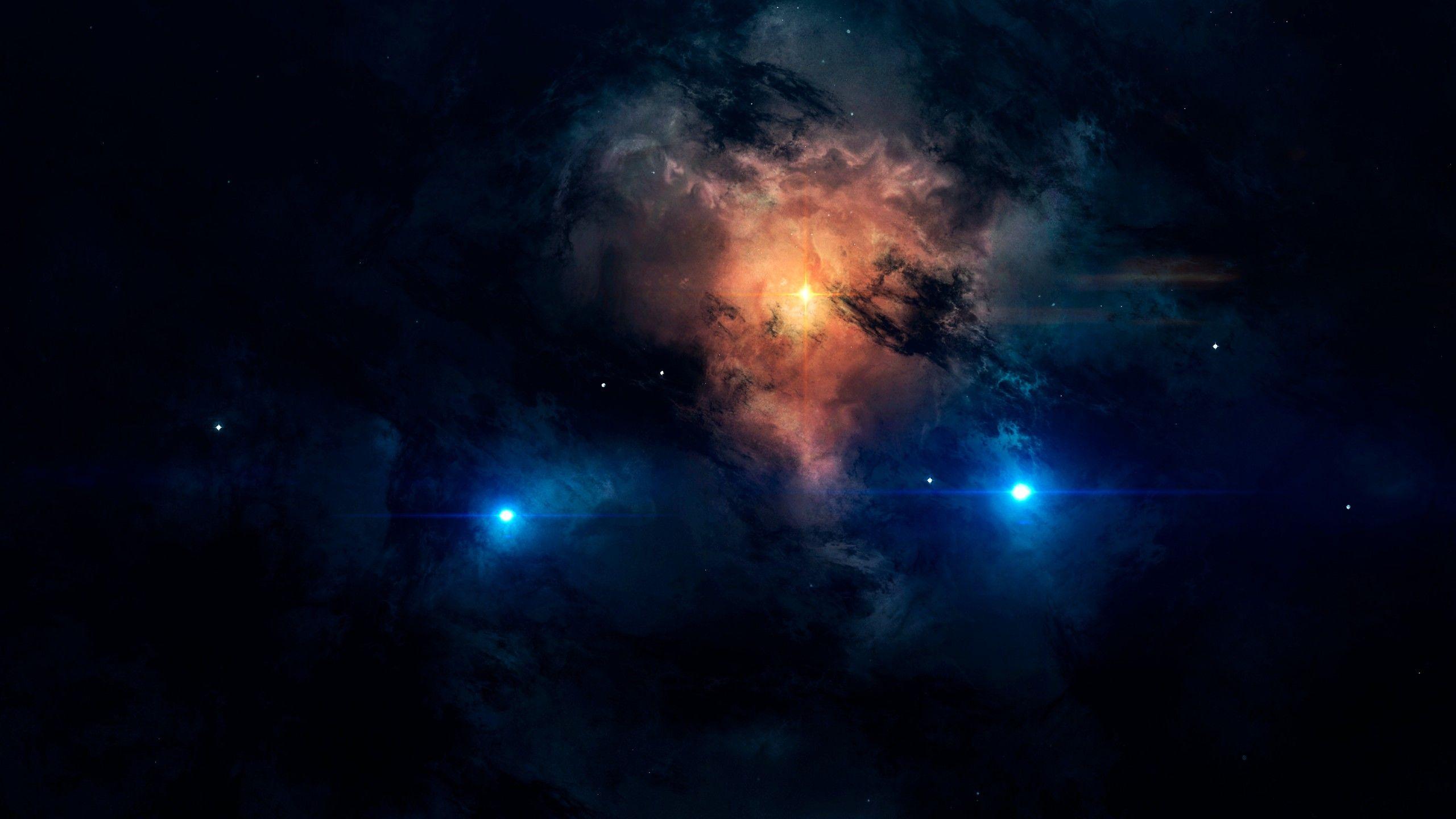 Blue Space Stars Wallpapers - Top Free Blue Space Stars Backgrounds ...