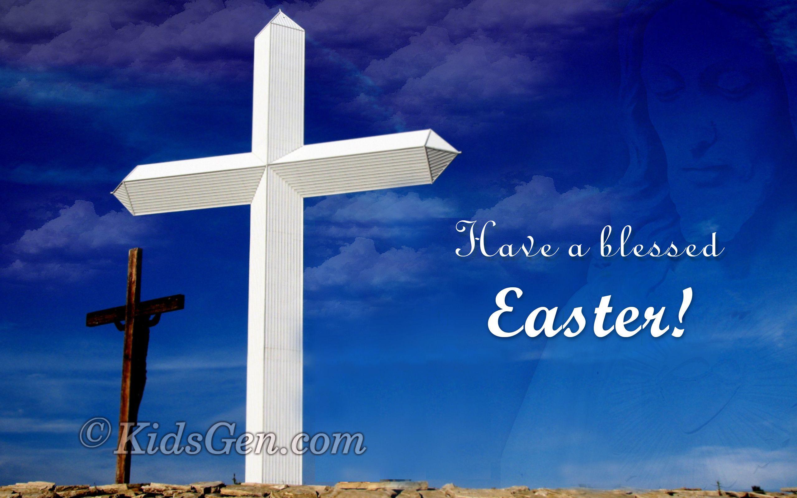 2560x1600 Easter God Bless Wallpaper