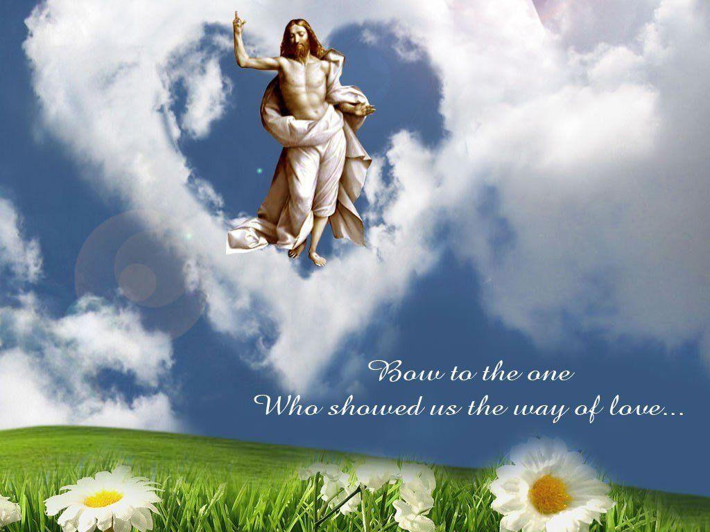 1024x768 Catholic Easter Wallpaper