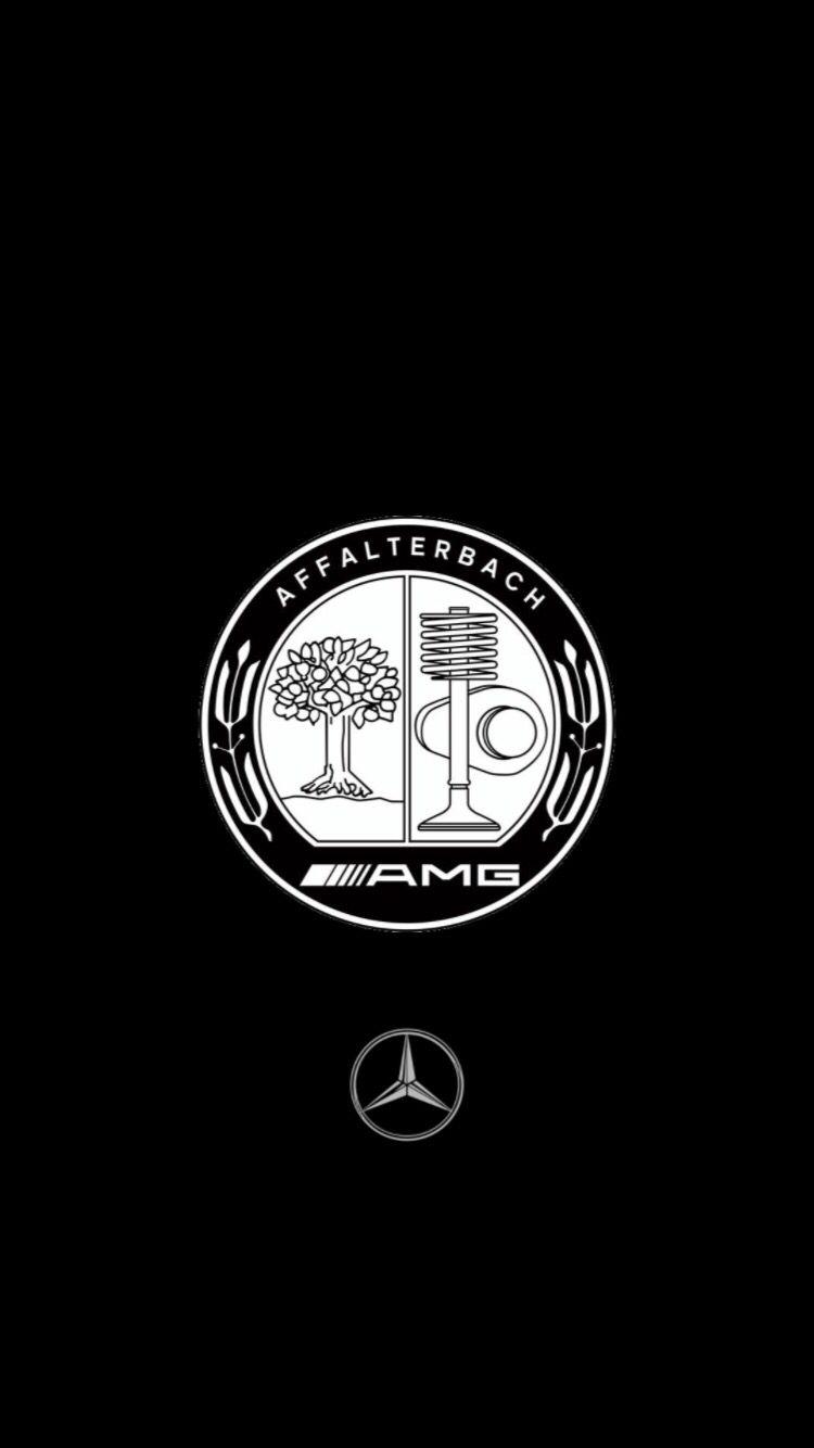750x1334 Mercedes Amg Wallpaper iPhone. Автомобили логотипы, Мерседес amg, Эмблемы автомобилей