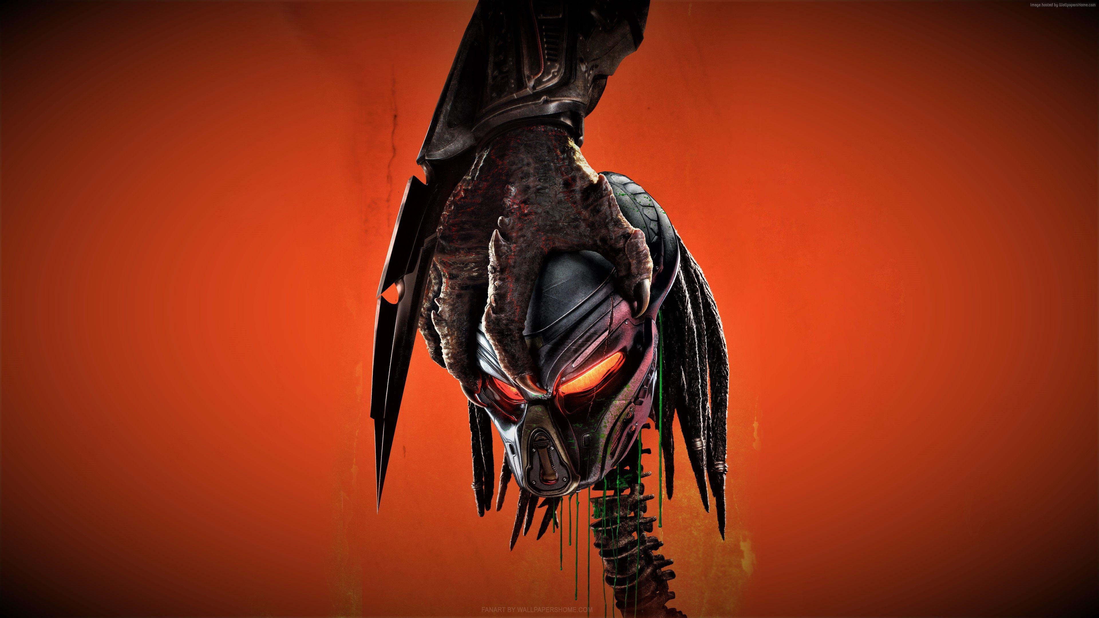 3840x2160 Wallpaper The Predator Artwork, Poster, 4K, Movies /wallpaper The Predator 2018 Artwork Post. Movie Wallpaper, Predator, Wallpaper