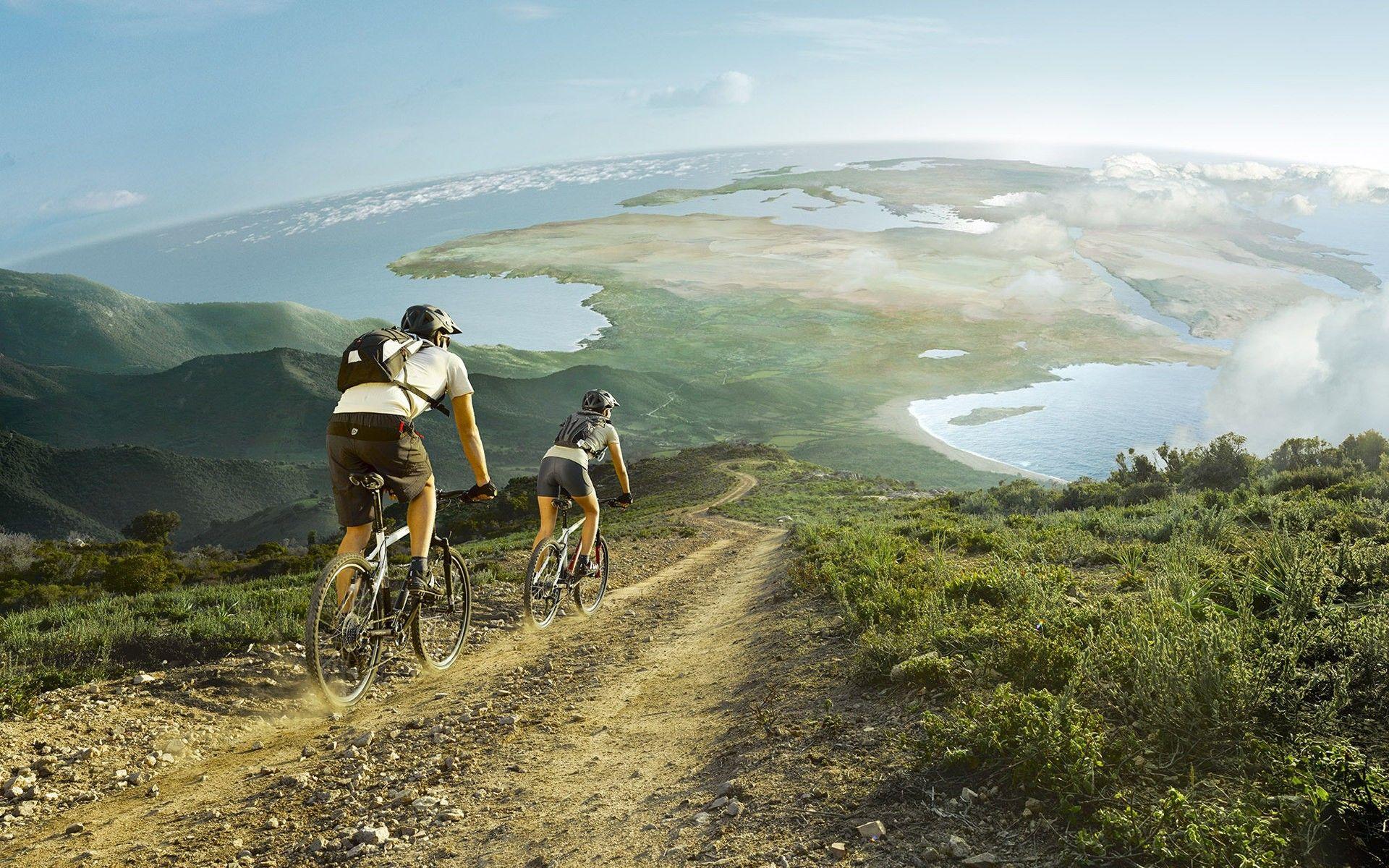 1920x1200 Cool Mountain Bike wallpaperx1200