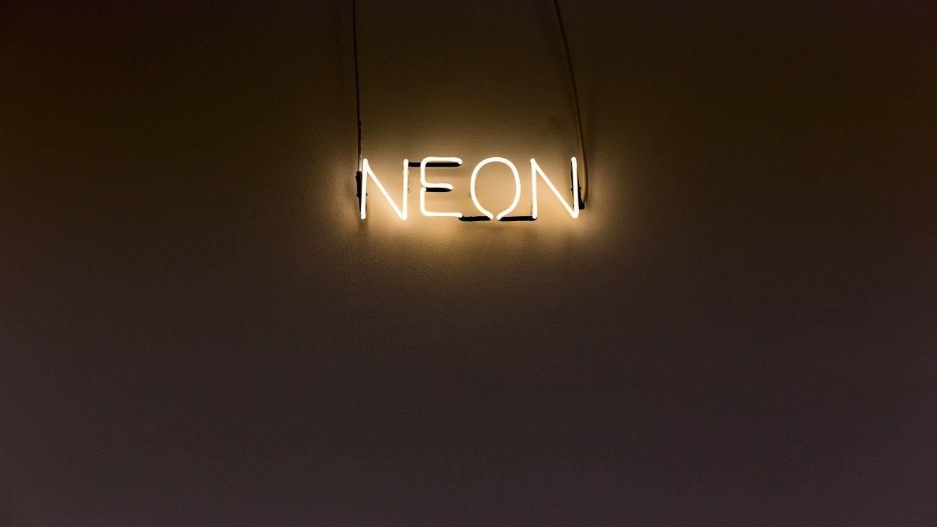 1366x768 Neon HD Desktop Wallpaper Kecbio