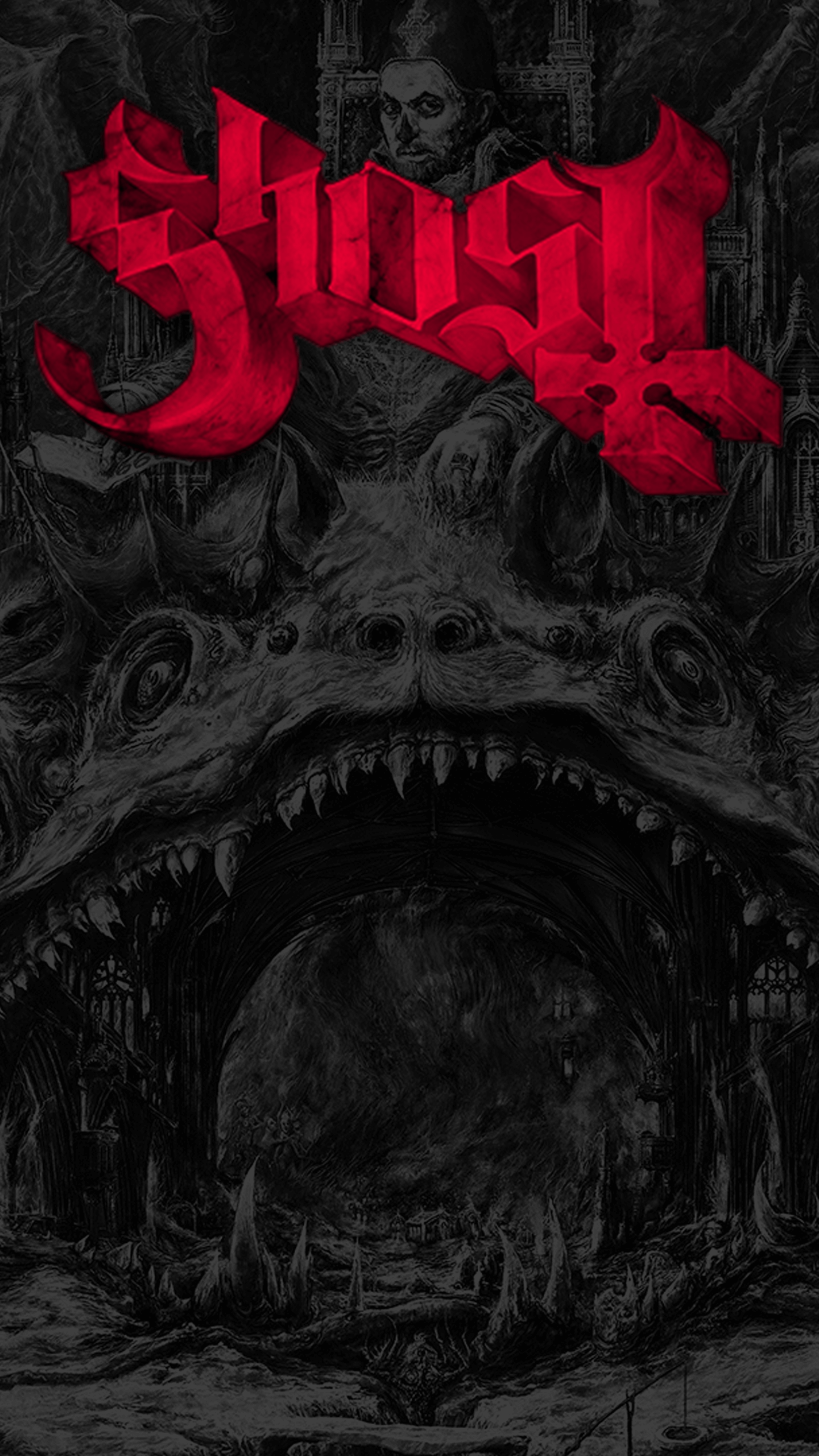 1440x2560 Quick Phone Background Ripped Off The R GhostBC Style - (1440x2560) Enjoy! : Ghostbc. Band Ghost, Ghost And Ghouls, Band Wallpaper