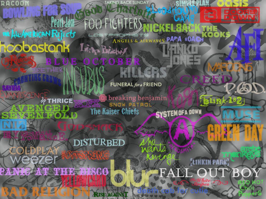 1024x768 Cool Bands by Syaantjuh n Roll Wallpaper