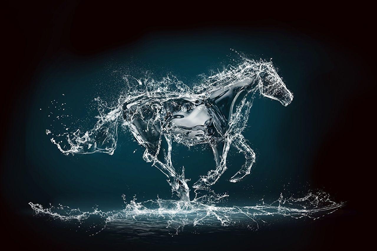 ice flame horses