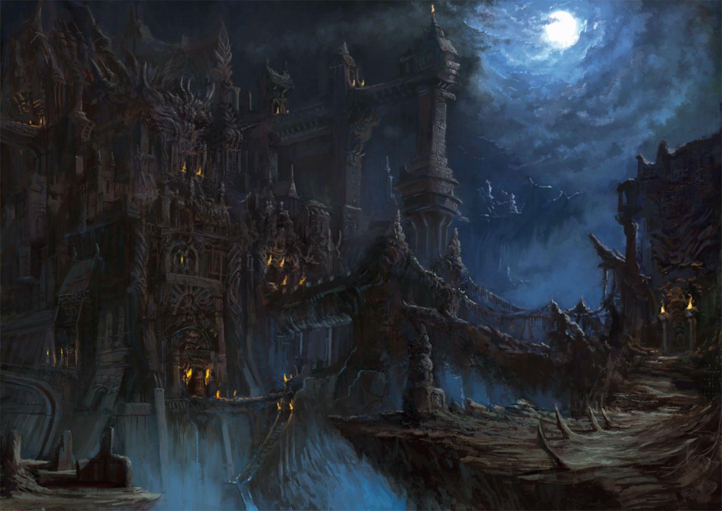 1440x1020 Scenic Photo: Dark Scenic Wallpaper