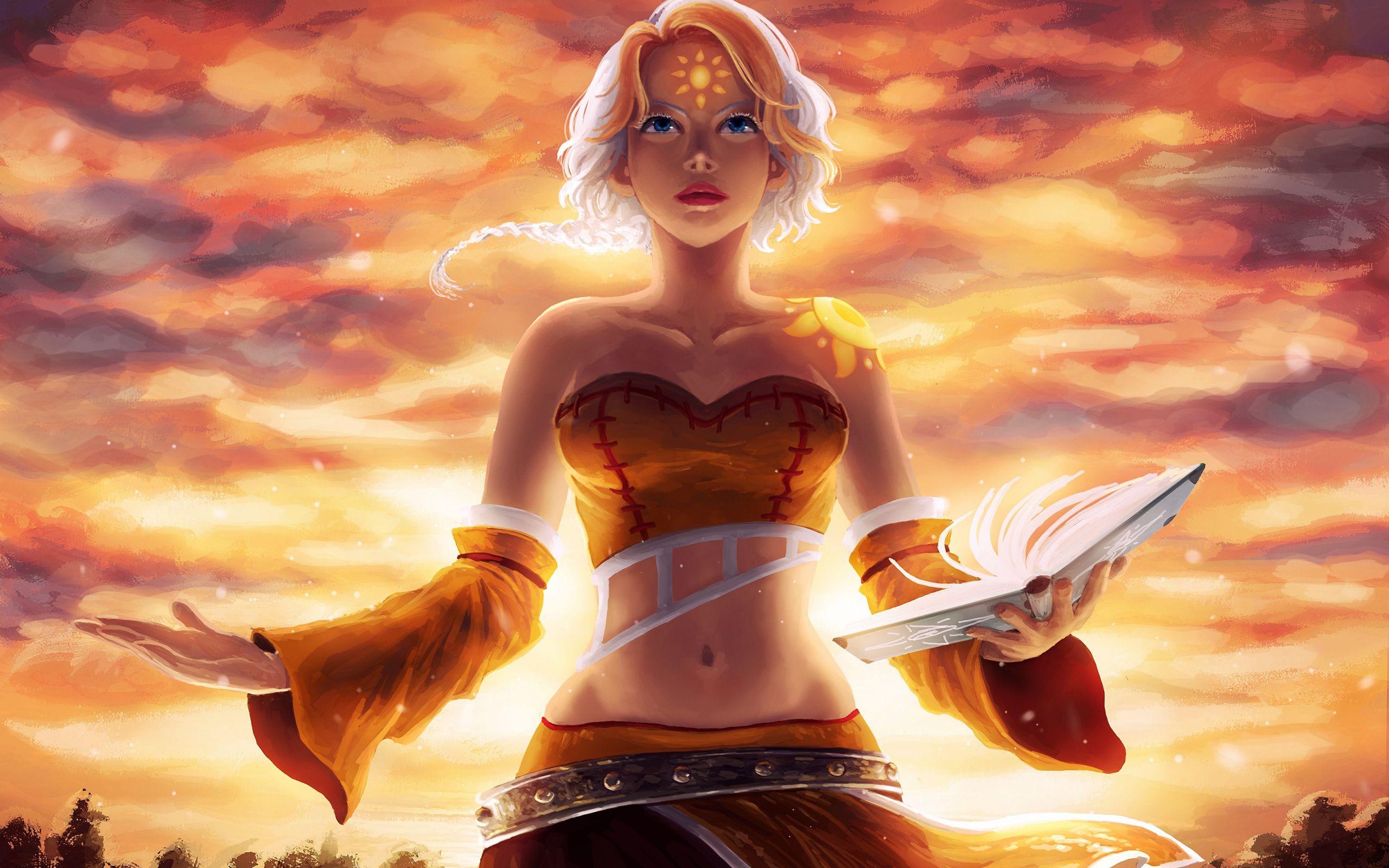 2560x1600 Desktop Wallpaper Hot, Witch Girl's Spell, Art, 4k, HD Image, Picture, Background, A35138