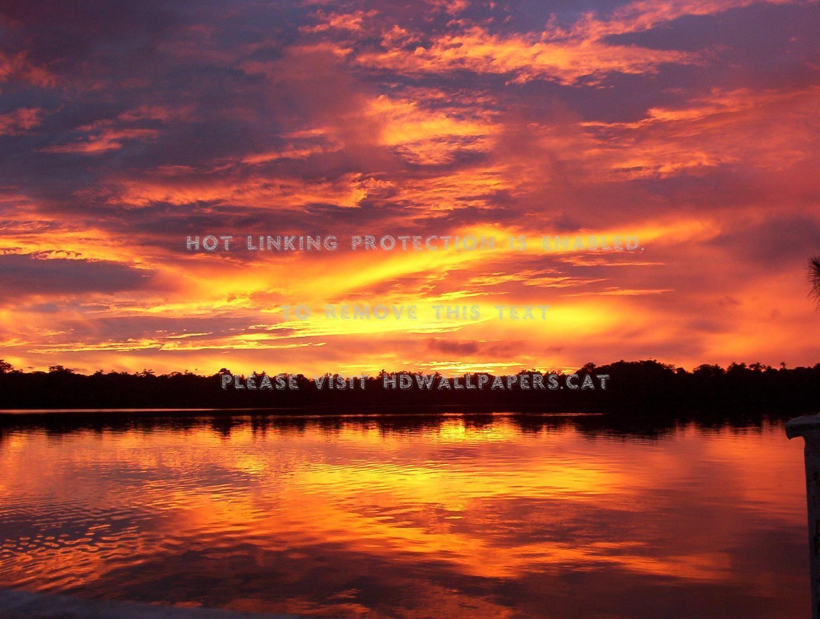 1632x1232 backyard sunset vanuatu golden orange ocean