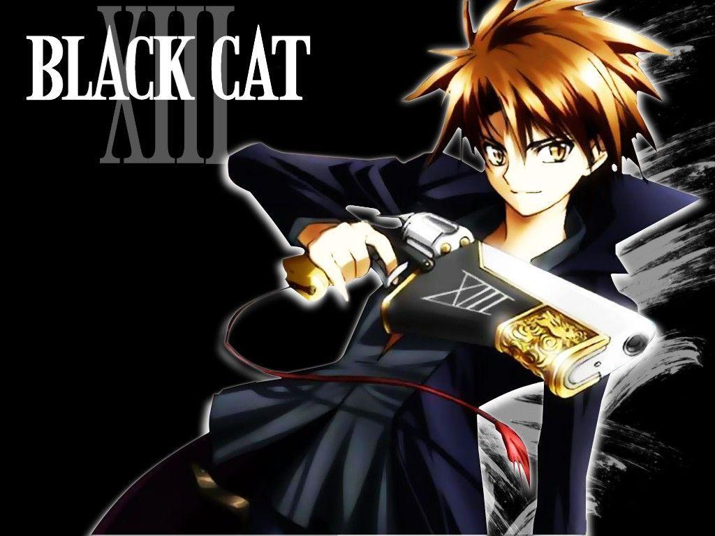 1024x768 Black Cat Anime. Black Cat Anime. Anime Wallpaper Show