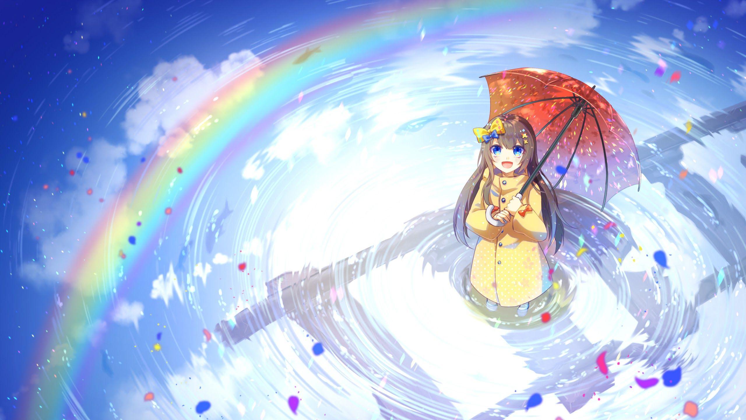 Rainbow Girl Wallpapers Top Free Rainbow Girl Backgrounds WallpaperAccess