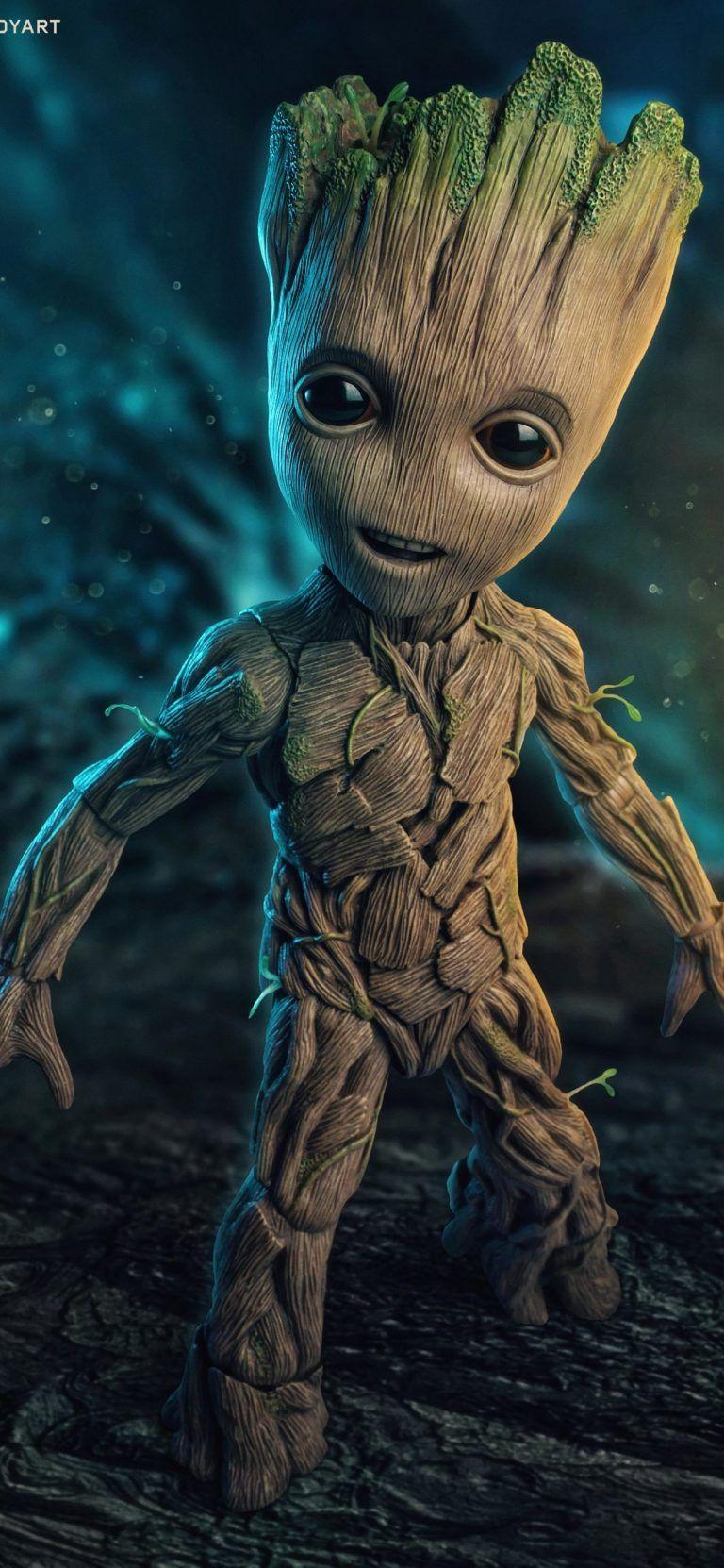 Baby Groot Phone Wallpapers - Top Free Baby Groot Phone Backgrounds ...