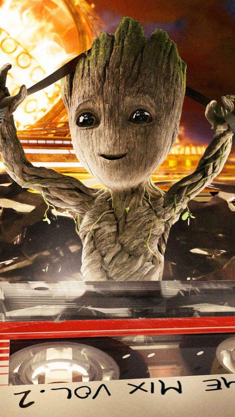 768x1365 baby groot wallpaper 50