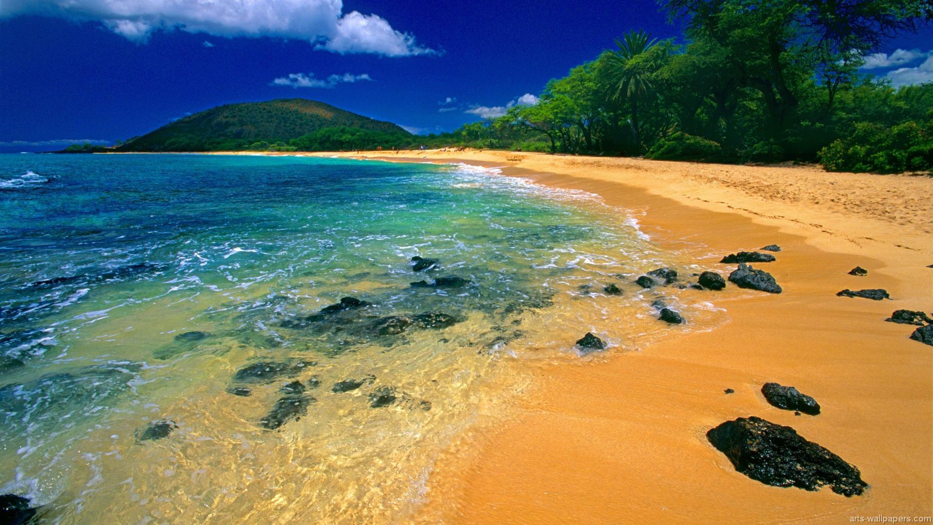 1920x1080 Tahiti Islands Beach wallpaperx1080