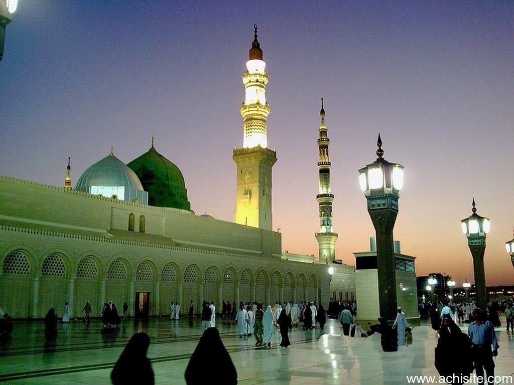 1024x768 islamicimage: Madina and Makkah Wallpaper
